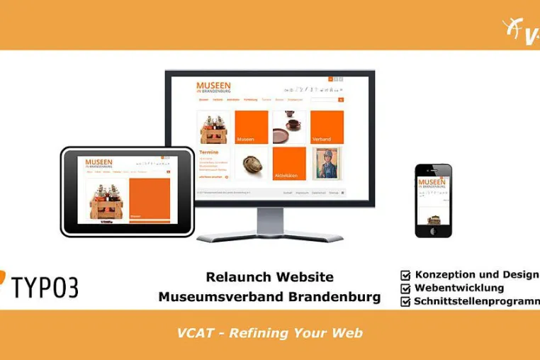 Bild: Relaunch für TYPO3-Webseite des Museumsverbandes Brandenburg