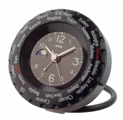 Bild: NTP präsentiert den ATOP WTA-5: ein Weltzeit-Reisewecker mit patentierter Zeitzonen-Einstellung