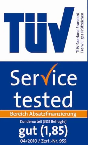 Hanseatic Bank erhält TÜV-Zertifikat für Absatzfinanzierung Bild: Hanseatic Bank erhält TÜV-Zertifikat für Absatzfinanzierung