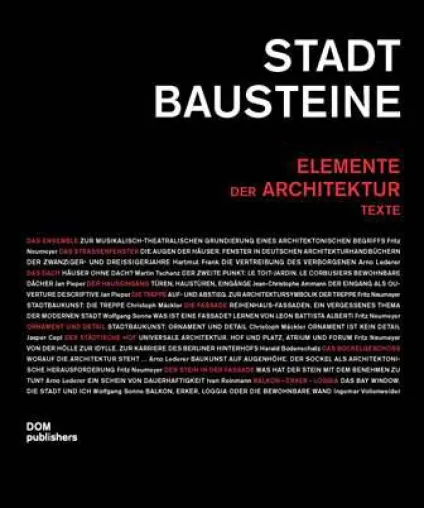 Stadtbausteine. Elemente der Architektur Bild: Stadtbausteine. Elemente der Architektur