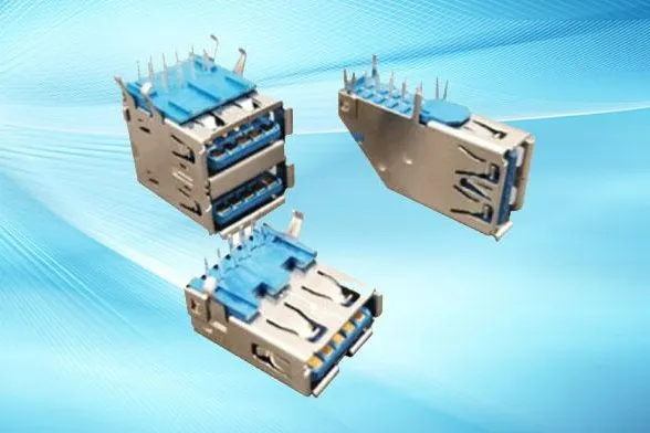 Bild: Atlantik Elektronik präsentiert USB 2.0 und USB 3.0 Connectoren von BEL-Stewart Connector