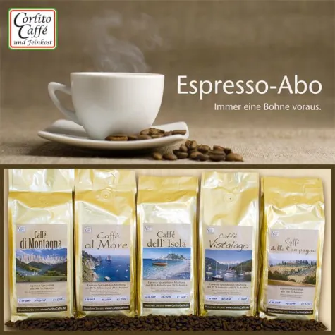 Bild: Caffé della Campagna nicht nur in Italia sondern jetzt im bequemen Abo direkt nach Hause