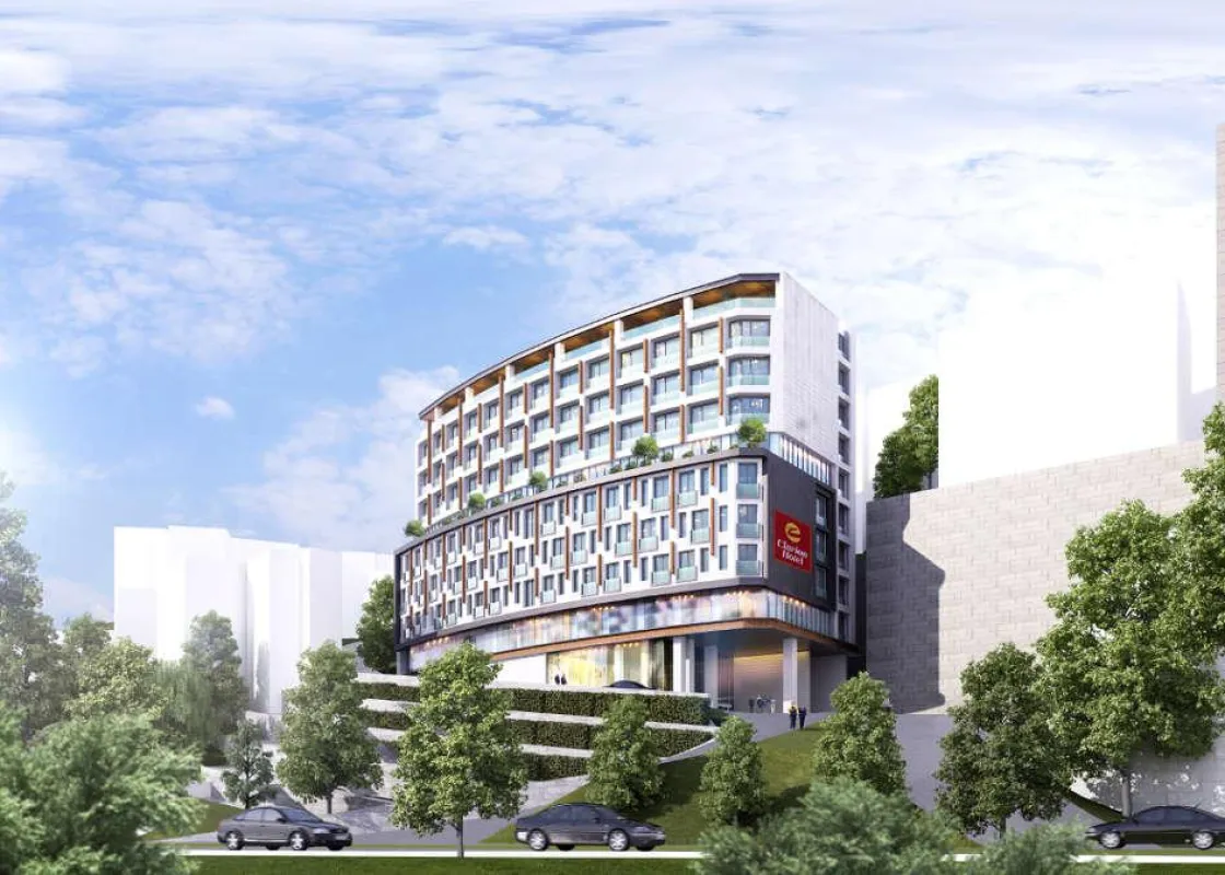 Das Clarion Hotel Golden Horn in der CGI-Ansicht