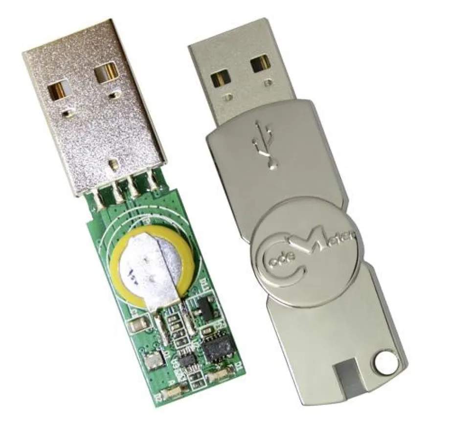 Der neue CmStick/T mit batteriebetriebener Uhr für Softwarehersteller mit zeitbasierten Lizenzmodellen.