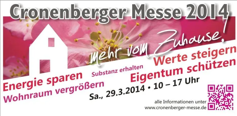 Bild: „...mehr vom Zuhause!“ Ein Dutzend Branchen stellen am 29. März aus.