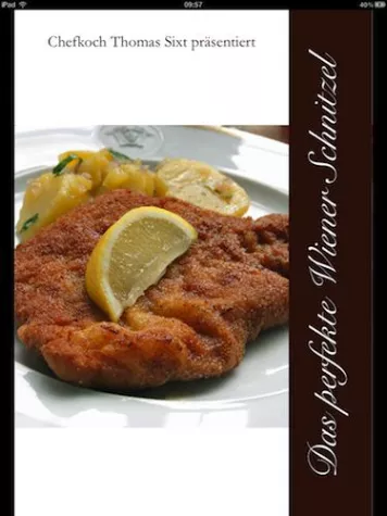 Bild: Das Wiener Schnitzel als iPad-App