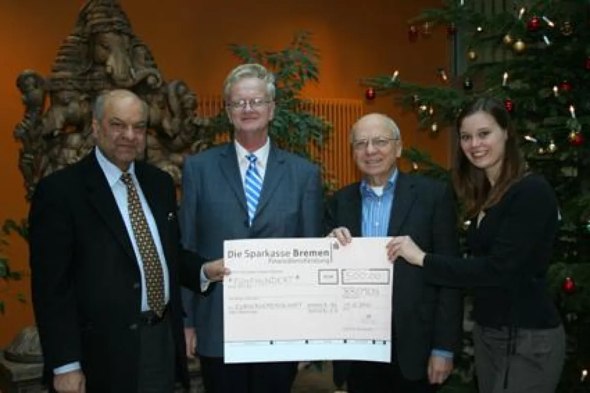 Subhash Chopra | Hans-Joachim Regge | Christian Wilke | Franziska Wienß (von links)