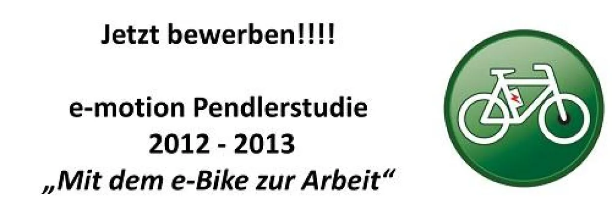 e-motion eBike Pendler-Studie 2012-2013