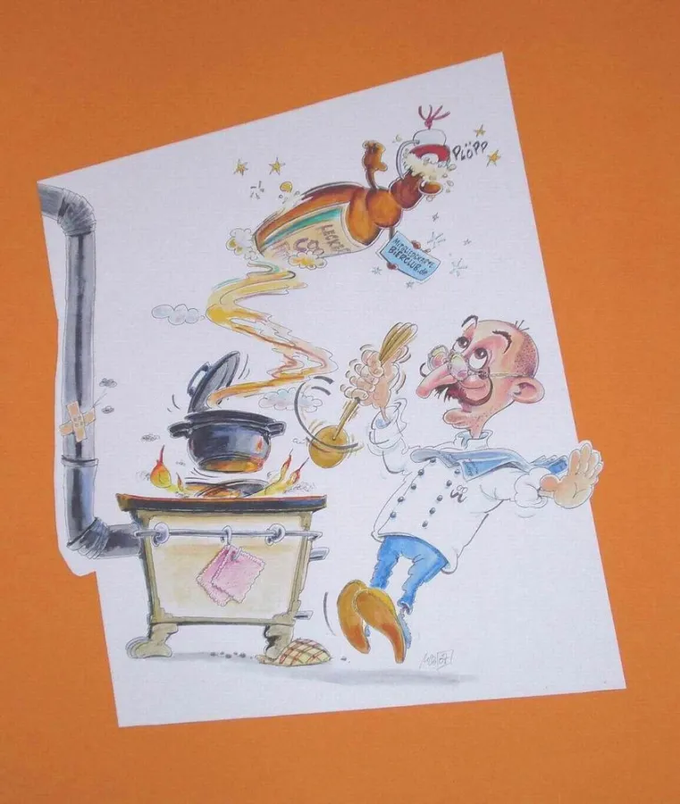 Horst Lichter beim Lecker Bierchen kochen....