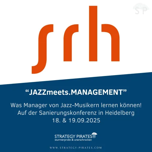 Bild: JAZZmeets.MANAGEMENT® - Was Manager von Jazz-Musikern lernen können! Sanierungskonferenz 2025