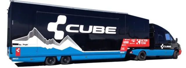 Bild: Der Cube Bikes Event Truck ist auf Tour