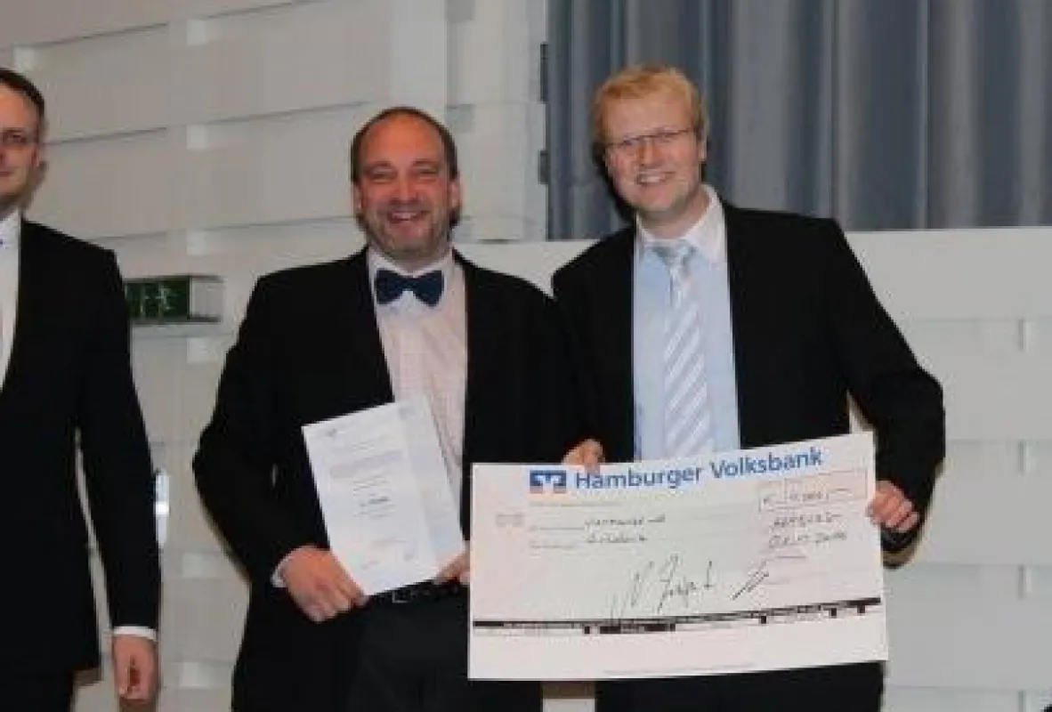 Stefan Blödorn bei der Preisverleihung in der Handelskammer Hamburg