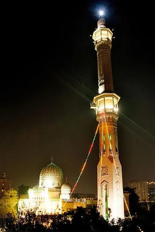 Eine Moschee in Kairo im Ramadan.(Bildquelle: Wikimedia Commons)