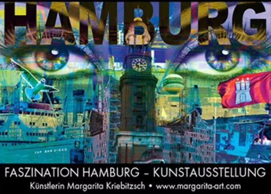 Bild: Faszination Hamburg – Kunstausstellung – Gemälde und Digital-Collagen von Margarita Kriebitzsch