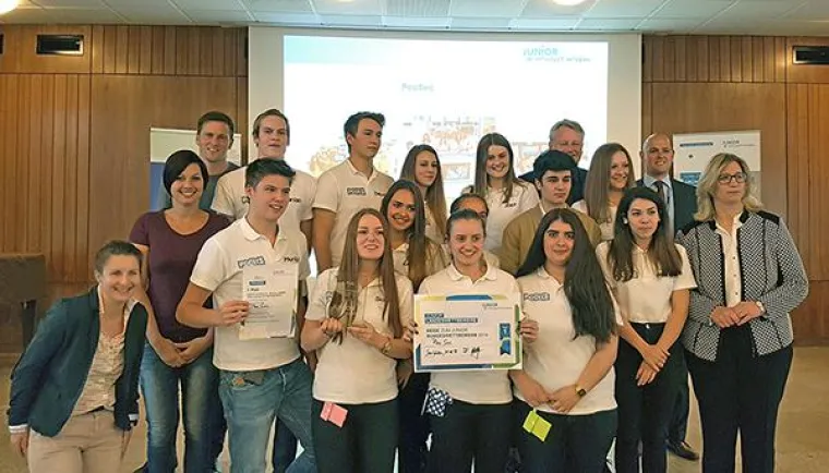 Bild: Data One Young Stars erneut als beste saarländische Schülerfirma ausgezeichnet