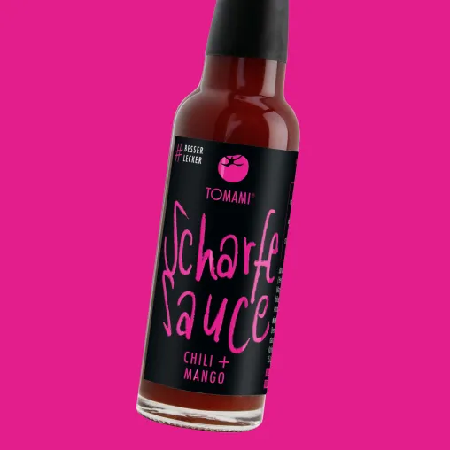 Bild: Tomami erweitert sein Sortiment um scharfe Chili + Mango Sauce