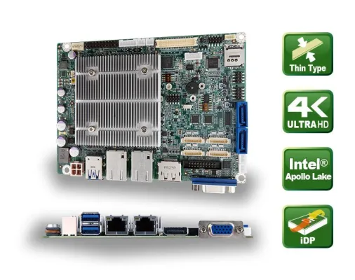 Ultra flaches und hochauflösendes CPU Board Bild: Ultra flaches und hochauflösendes CPU Board