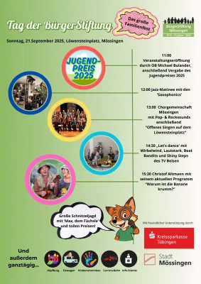 Bild: 10 Jahre BürgerStiftung Mössingen – Tag der BürgerStiftung lädt zum Mitfeiern ein