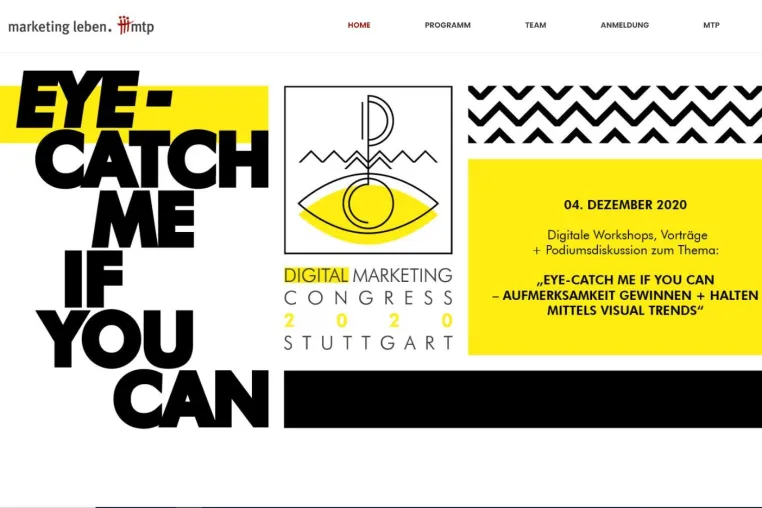 Aufmerksamkeit gewinnen durch Visual Trends – Digital Marketing Congress am 4. Dezember Bild: Aufmerksamkeit gewinnen durch Visual Trends – Digital Marketing Congress am 4. Dezember