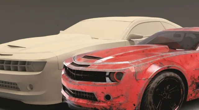 Bild: CMYK 3D Farbdruckverfahren