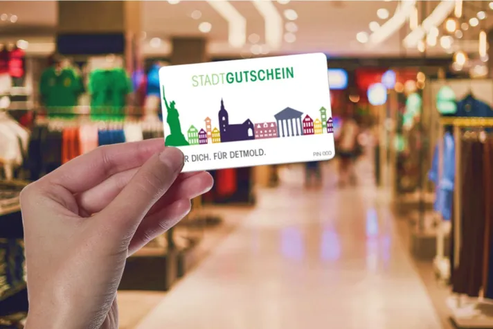 Bild: Für Dich. Für Detmold. Positive Bilanz zum Stadtgutschein