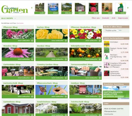 Bild: onlinepuls läutet mit zwei neuen Garten-Shops den Frühling ein