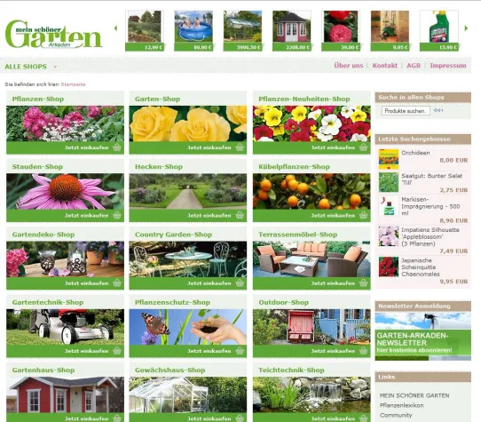 Bild: onlinepuls läutet mit zwei neuen Garten-Shops den Frühling ein