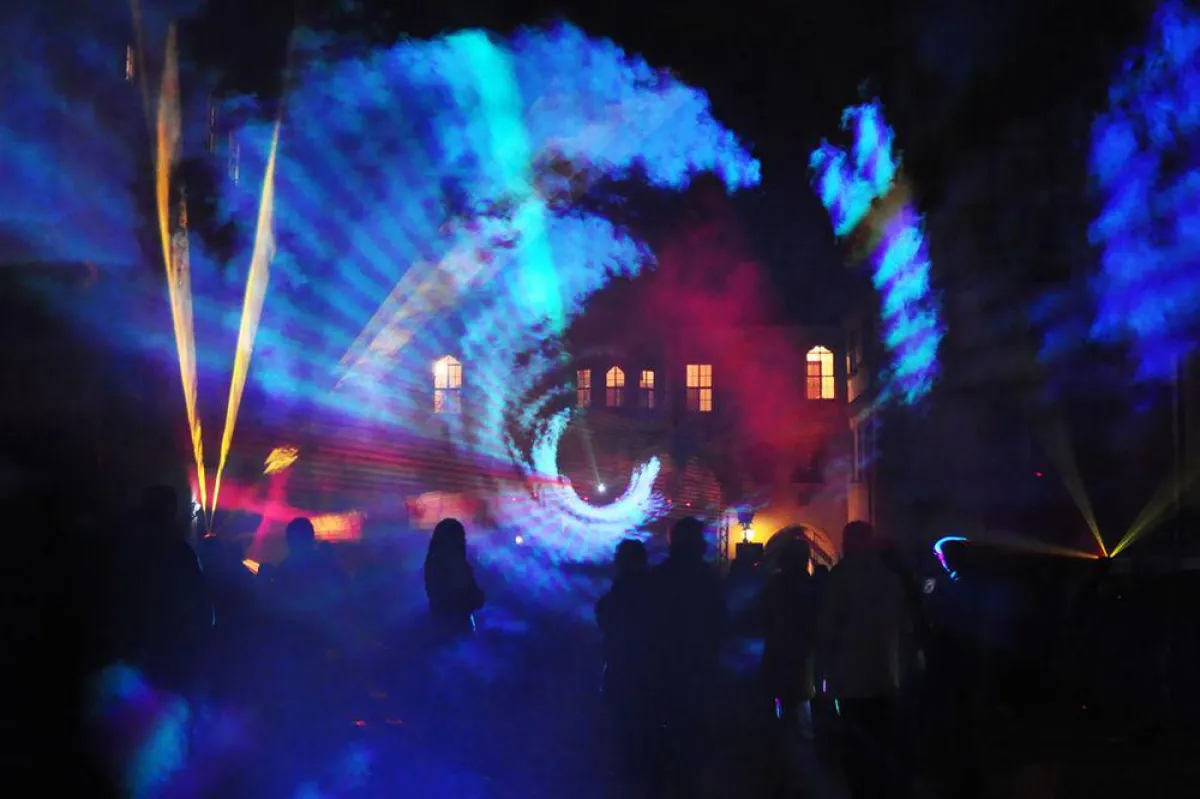 Lasershow, Quelle: Faber & Marke GmbH & Co. KG