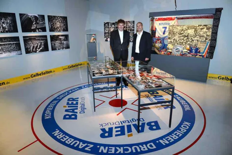 Bild: Reif fürs Museum: Baier Digitaldruck setzt Ausstellungskonzept für Adler Mannheim um