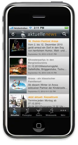 Bild: Die Rohrbacher Werbeagentur ADVERMA Advertising & Marketing entwickelt innovatives iPhone-App