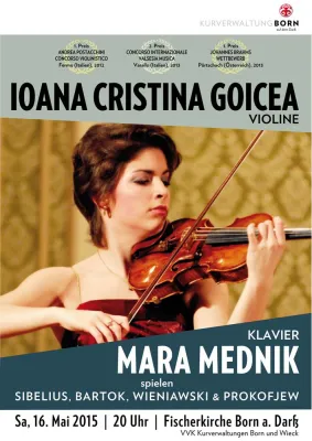 Bild: 16. Mai - Ioana Cristina Goicea in der Fischerkirche Born a. Darß