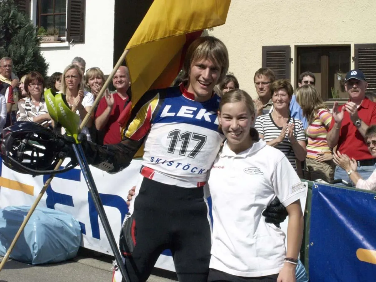 Europameister Maria Vogl und Mathias Mertens