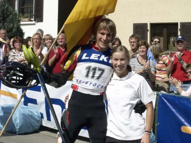 Mathias Mertens erneut Europameister im Inline-Slalom Bild: Mathias Mertens erneut Europameister im Inline-Slalom