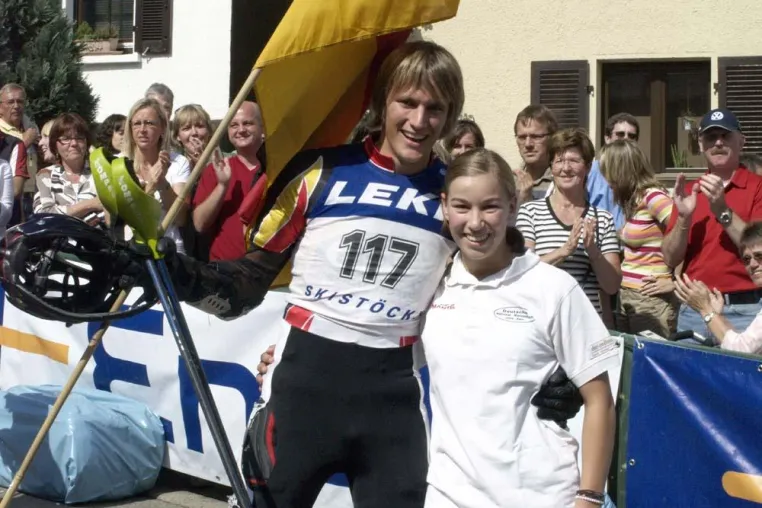 Mathias Mertens erneut Europameister im Inline-Slalom Bild: Mathias Mertens erneut Europameister im Inline-Slalom