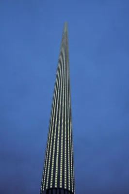 Schnick-Schnack-Systems lieferte LED-Technik für Lichtskulptur Bild: Schnick-Schnack-Systems lieferte LED-Technik für Lichtskulptur