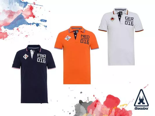 Bild: Gaastra präsentiert Länder-Poloshirt Edition für den Fan-Sommer 2016