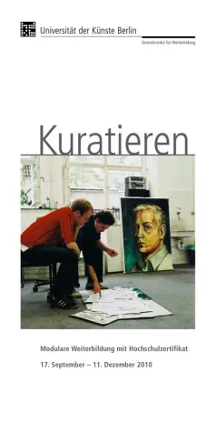 Bild: Kuratieren – Weiterbildung mit Hochschulzertifikat