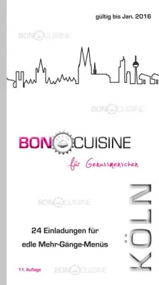 Bild: Mit dem BON CUISINE Menü-Gutscheinbuch Köln 24 komplette Menüs aufs Haus
