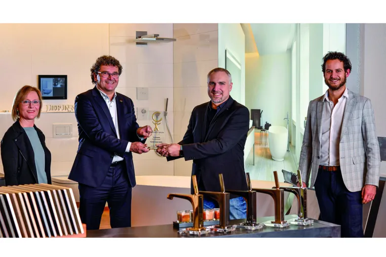 Sachsenmaier gewinnt Sonderpreis ‚Gesundes Handwerk‘ beim Corporate Health Award 2021 Bild: Sachsenmaier gewinnt Sonderpreis ‚Gesundes Handwerk‘ beim Corporate Health Award 2021