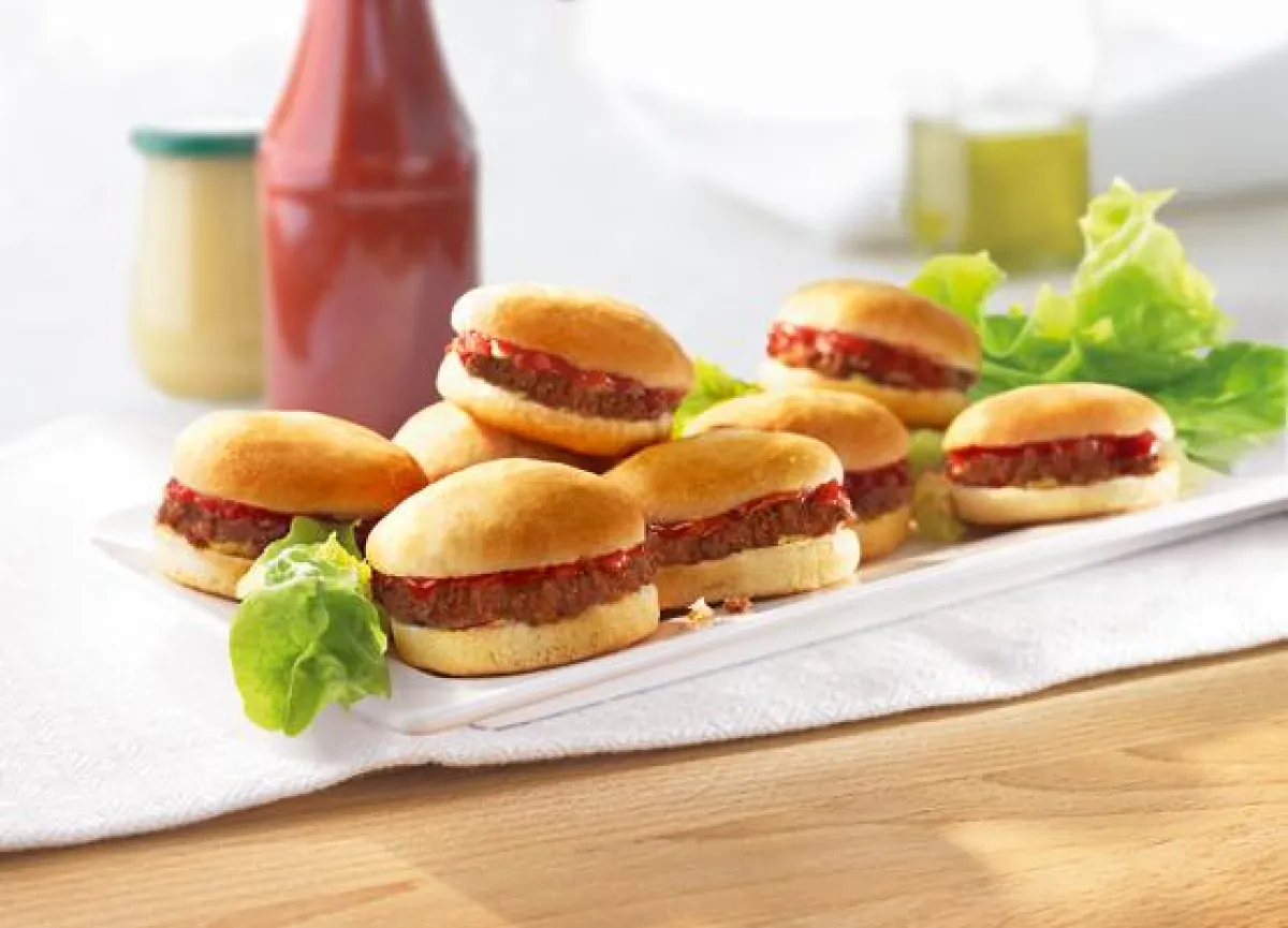 Eine Mini-Sünde wert: die Mini Hamburger der Firma Galileo Lebensmittel GmbH.