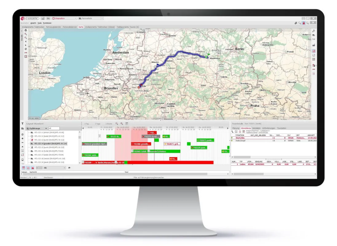 C-Logistic: Grafische DIsposition (© C-Informationssysteme GmbH)