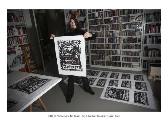 Premiere: "Cinema Editions von artflash" - erschwingliche Grafiken zum Thema Film – Jonathan Meese Bild: Premiere: "Cinema Editions von artflash" - erschwingliche Grafiken zum Thema Film – Jonathan Meese