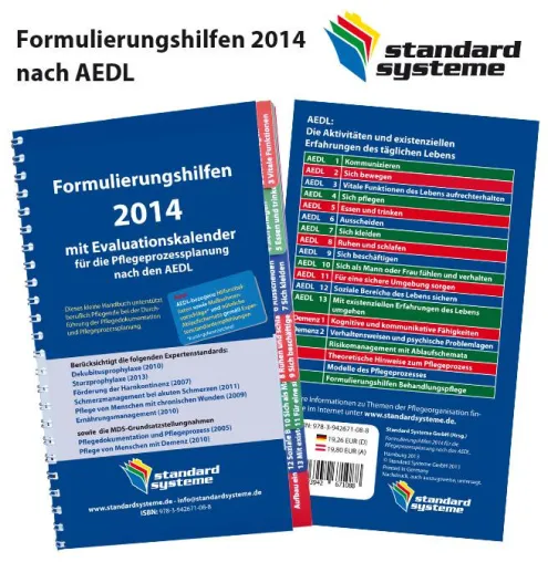 Formulierungshilfen nach den AEDL von Standard Systeme in aktualisierter Neuauflage 2014 erhältlich Bild: Formulierungshilfen nach den AEDL von Standard Systeme in aktualisierter Neuauflage 2014 erhältlich