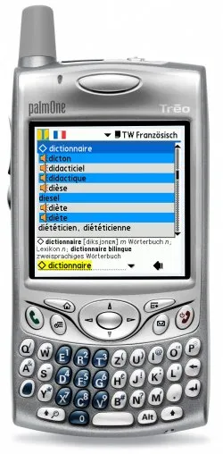 Bild: Langenscheidt Taschenwörterbuch Französisch mit Sprachausgabe auf PDAs und Smartphones