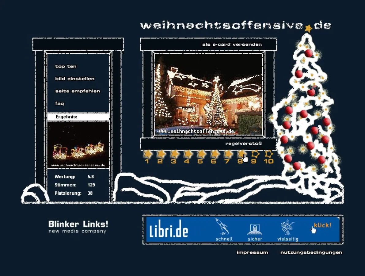 Die Startseite von www.weihnachtsoffensive.de