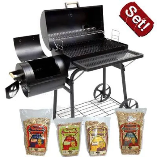 Smoker-Grills und Holzchips zum Grillen Bild: Smoker-Grills und Holzchips zum Grillen