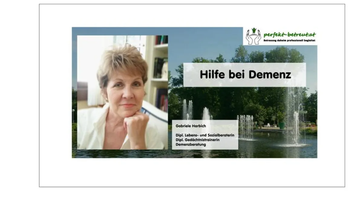 Demenzberatung Hilfe für Senioren