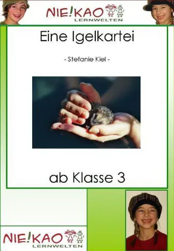 Bild: Der Igel- Eine Karteisammlung - Igel im Herbst für den Grundschulunterricht