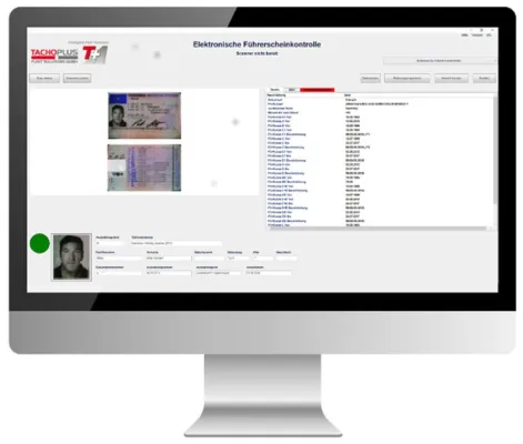 transport logistic 2019:? Neue TachoPlus-Lösung Führerscheinkontrolle mit Echtheitsprüfung Bild: transport logistic 2019:? Neue TachoPlus-Lösung Führerscheinkontrolle mit Echtheitsprüfung