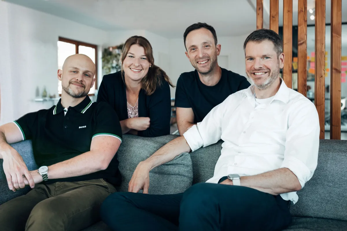 Neue Viererspitze bei emergize!Philipp Forster, David S. Vogel, Dr. Katrin Elsner und Moritz Hornung